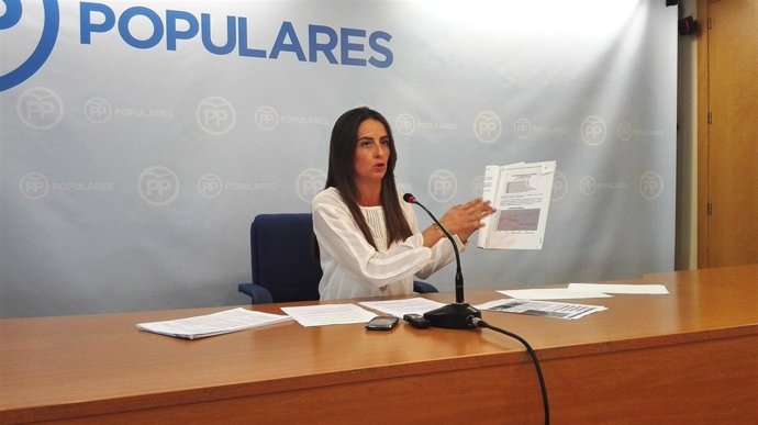 Aranzazu Martín, en rueda de prensa