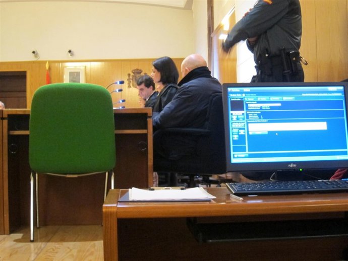 El acusado, durante la primera sesión del juicio con jurado.