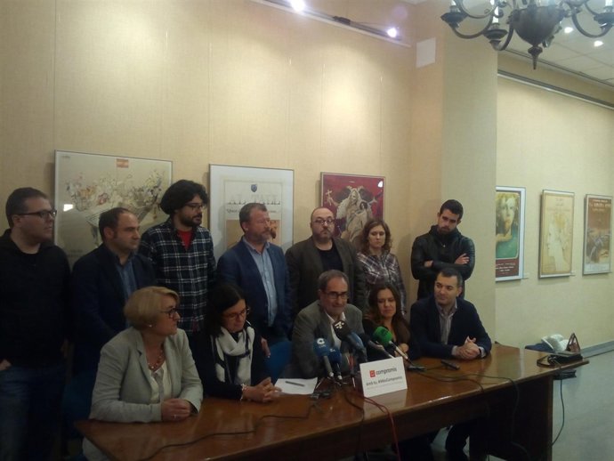 Rueda de prensa de Sebastià y dimitidos del Bloc