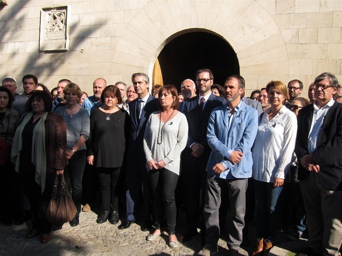 Concentración en Palma de rechazo a los atentados de París