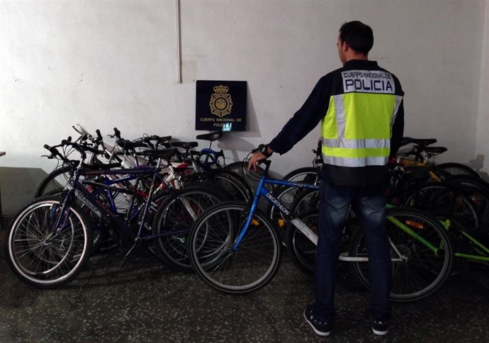 La Policía esclarece el robo de 79 bicicletas