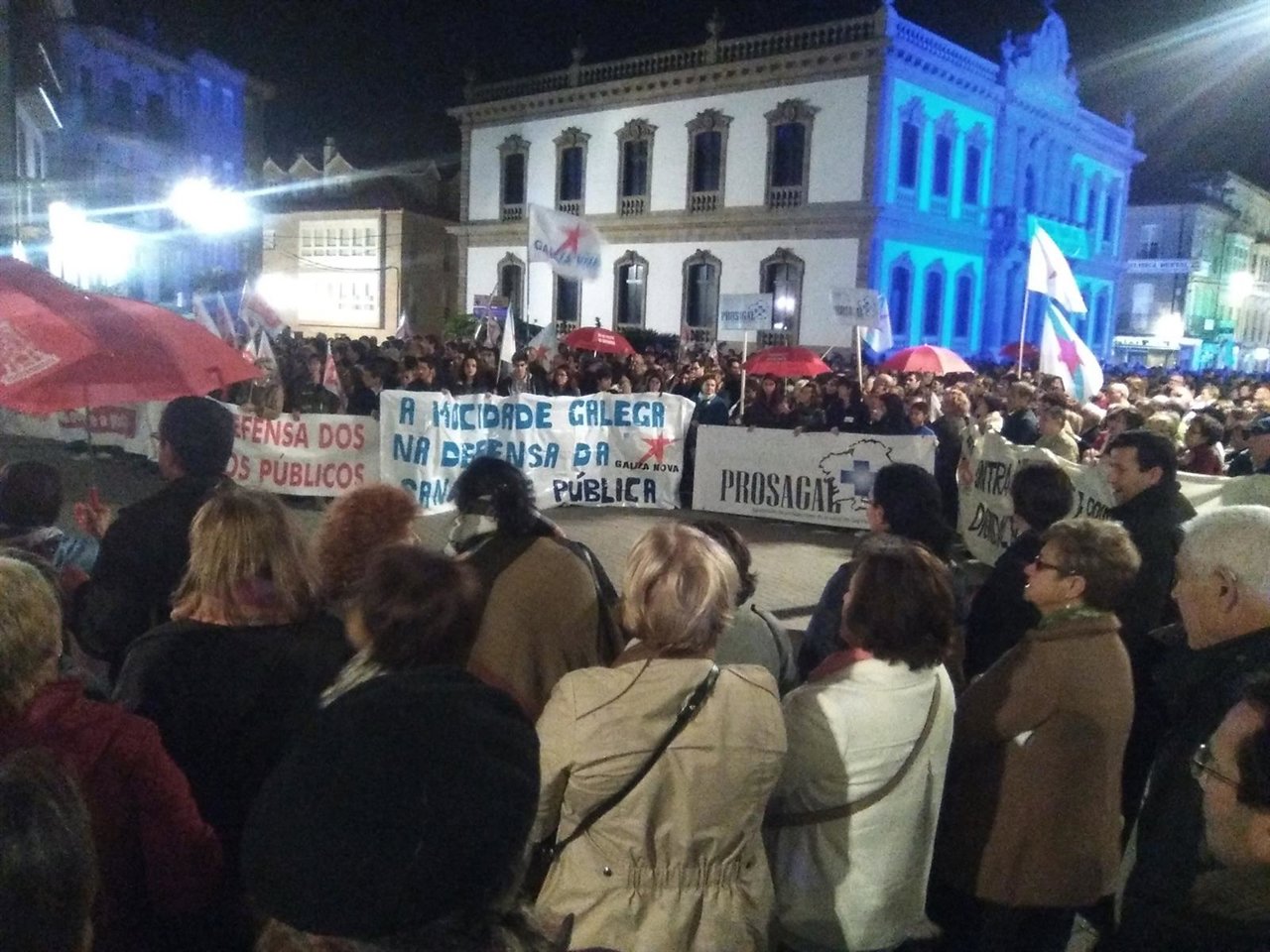 Protesta en Pontevedra