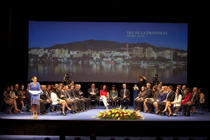 Acto del Día de la Provincia de Almería celebrado en Adra