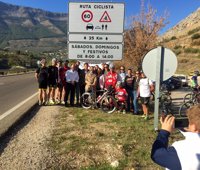 La A-6050 de Jaén a Valdepeñas, segunda carretera para ciclistas