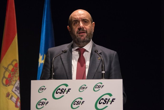 El presidente de CSIF, Miguel Borra