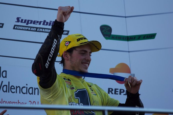 Edgar Pons, campeón de Europa de Moto2