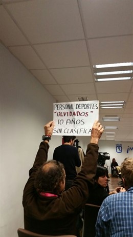 Comisión de Cultura protesta