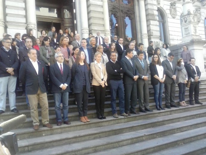 Concentración contra la violencia terrorista