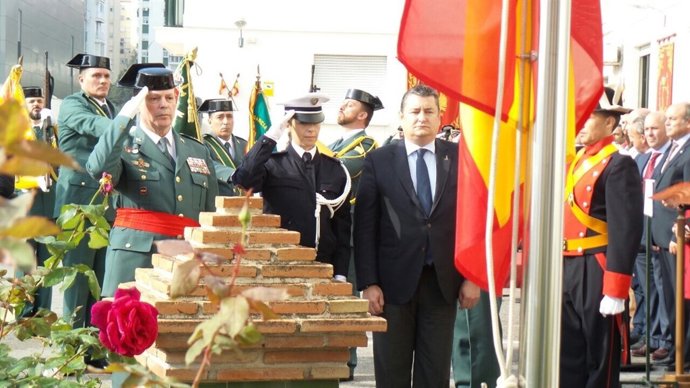 Antonio Sanz en acto Guardia Civil