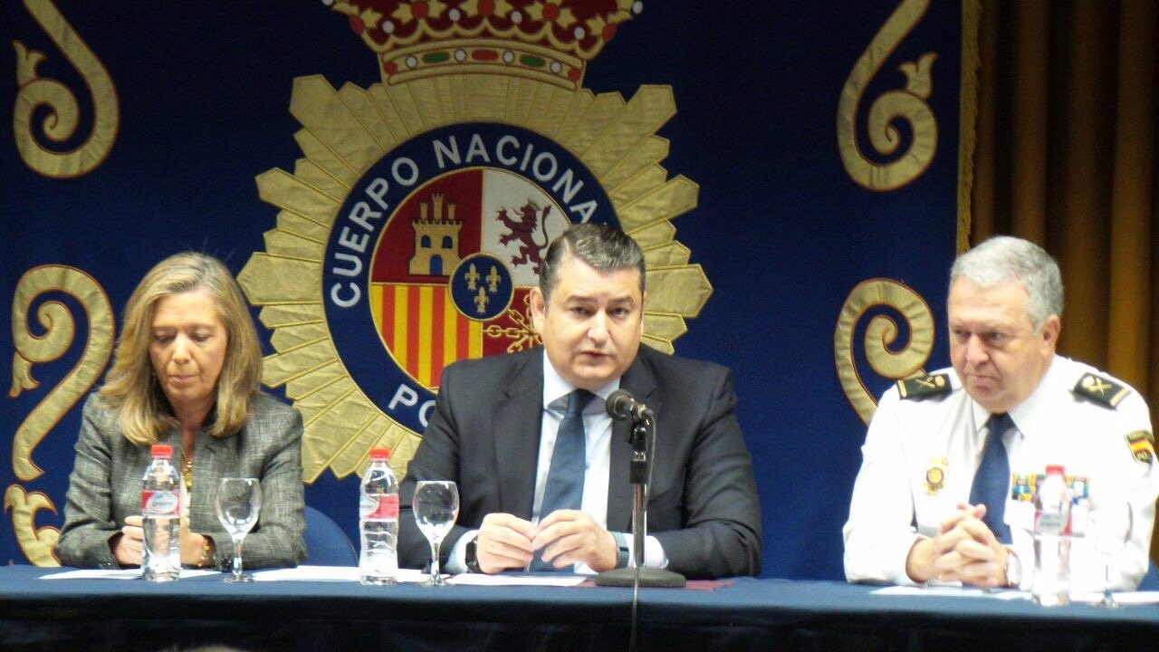 Antonio Sanz en la inauguración de las jornadas sobre delitos