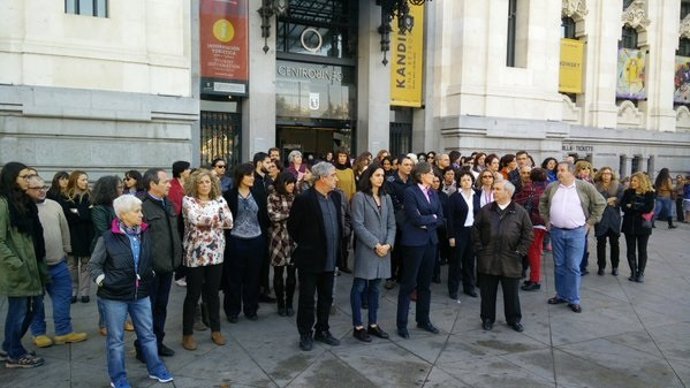 Concentración contra la violencia machista