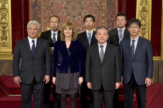 Recepción en el Palacio de Navarra a una delegación de Yamaguchi