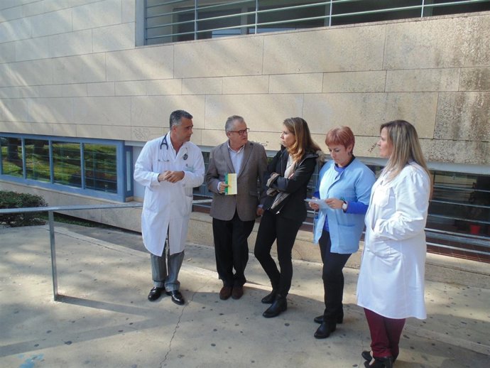 Visita al centro de salud de Isla Cristina. 
