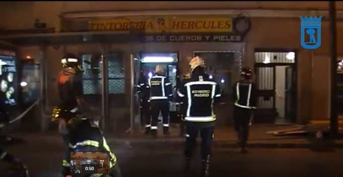 Desalojados en la Calle Cartagena