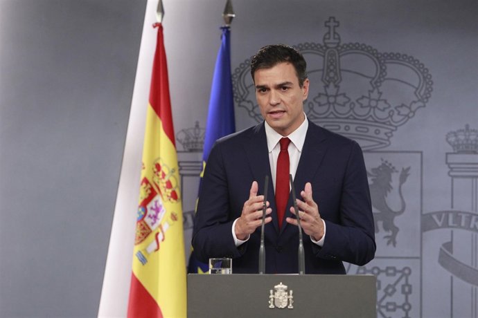 Pedro Sánchez en la Moncloa 