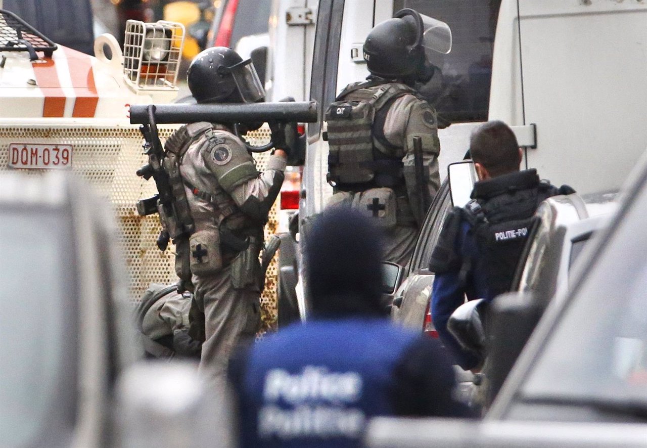 Operación de la Policía belga en Molenbeek, Bruselas