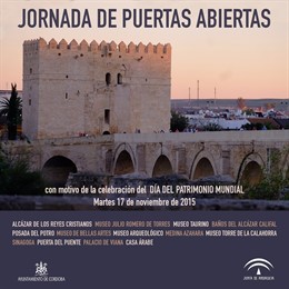 Cartel de las jornadas de puertas abiertas