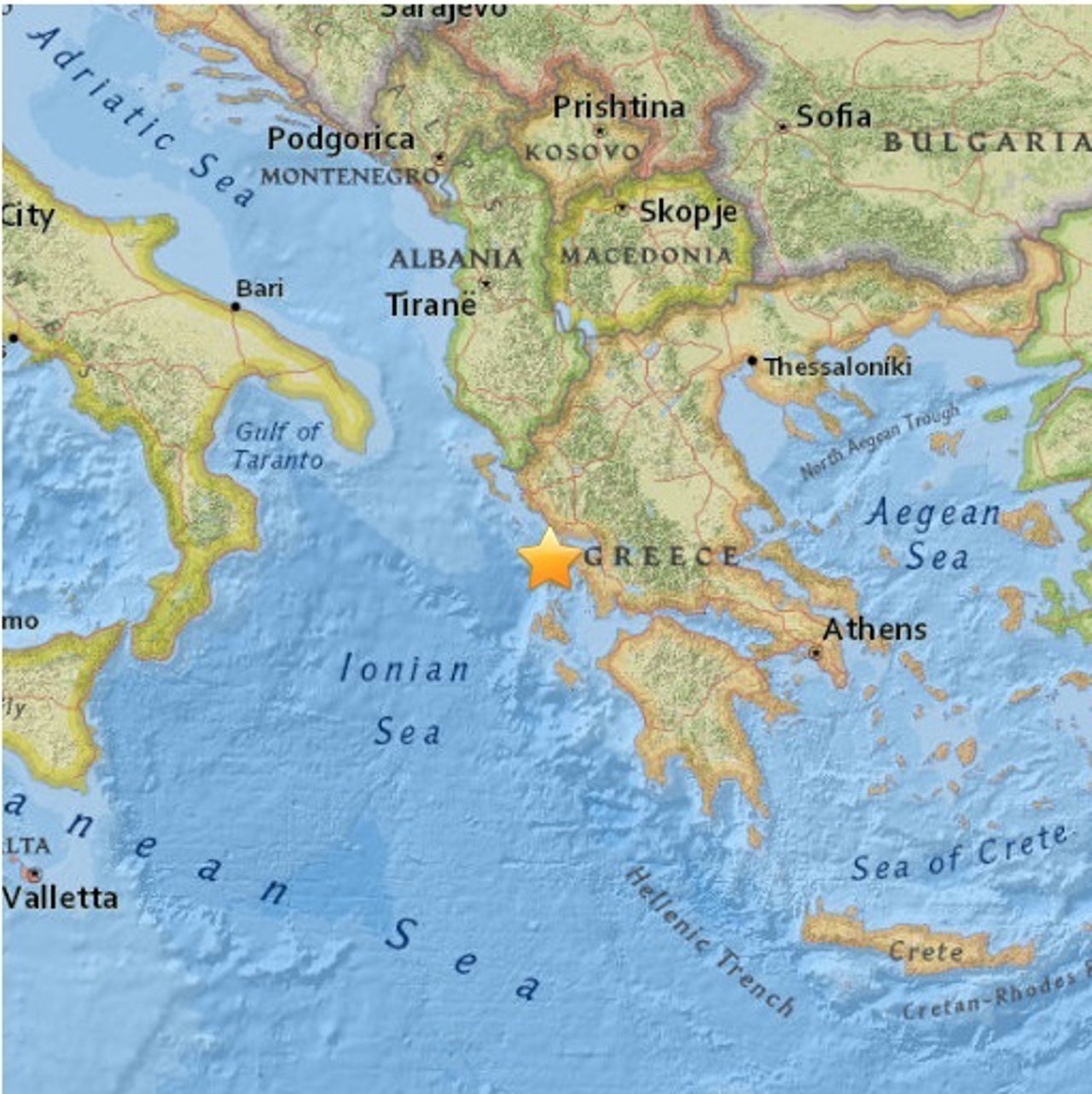 Terremoto en Grecia