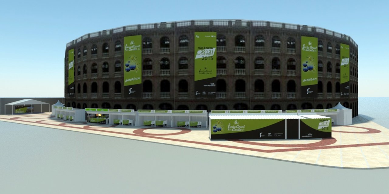 Simulación de cómo quedará la plaza de toros de Valencia