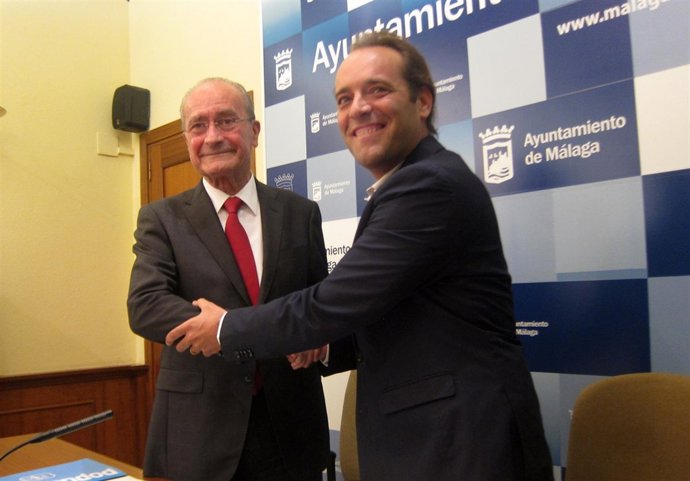 El alcalde de Málaga, De la Torre, y Juan Cassá, de Ciudadanos