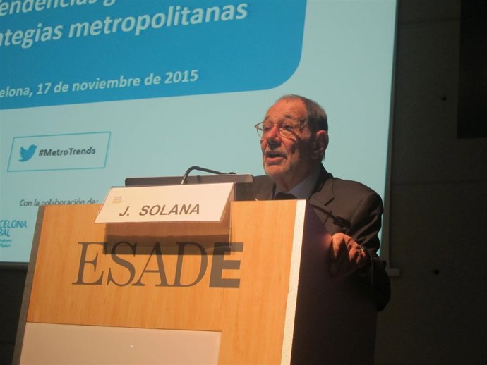 El exsecretario general de la Otan, Javier Solana