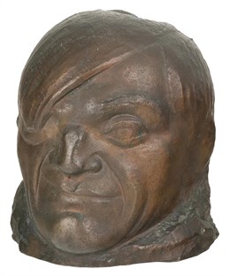 Retrato escultórico 'La masque de Picasso' de Pablo Gargallo
