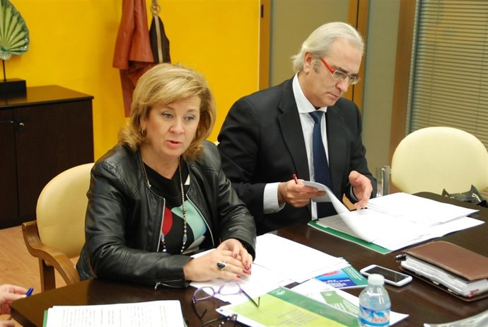 Teresa Vega en el Consejo Provincial  de Atención a la Infancia