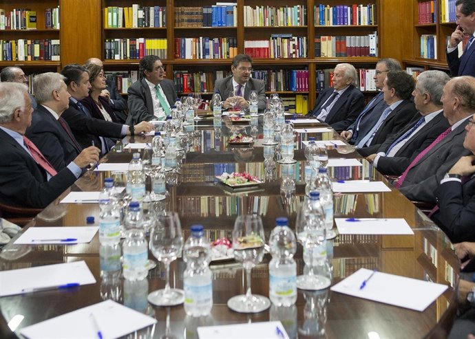 Visita del ministro de Justicia al Colegio de Abogados de Sevilla