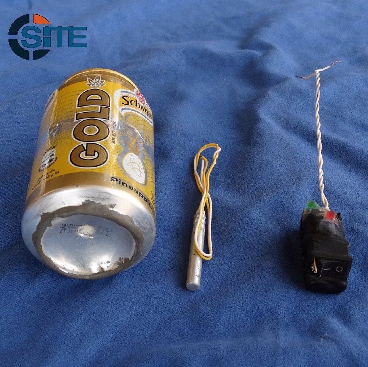 Supuesto artefacto utilizado para derribar un avión ruso en el Sinaí