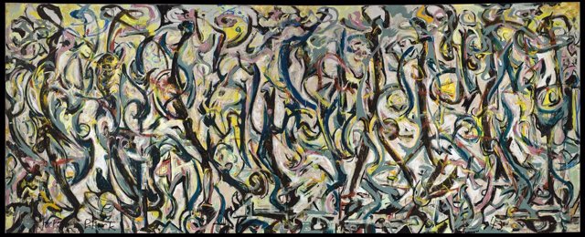 Pollock jackson mural obra museo picasso