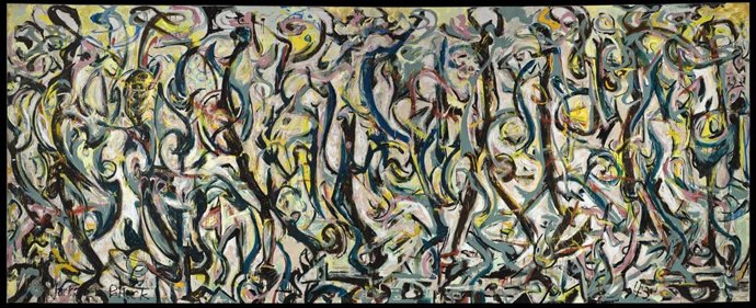 Pollock jackson mural obra museo picasso