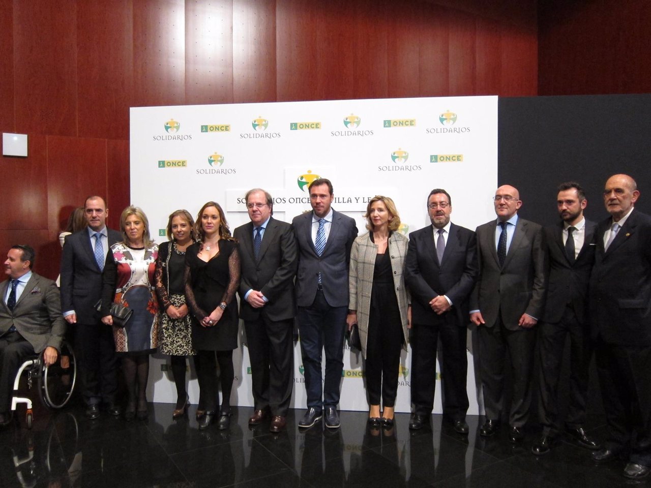 Premiados y autoridades en los Premios Solidarios ONCE