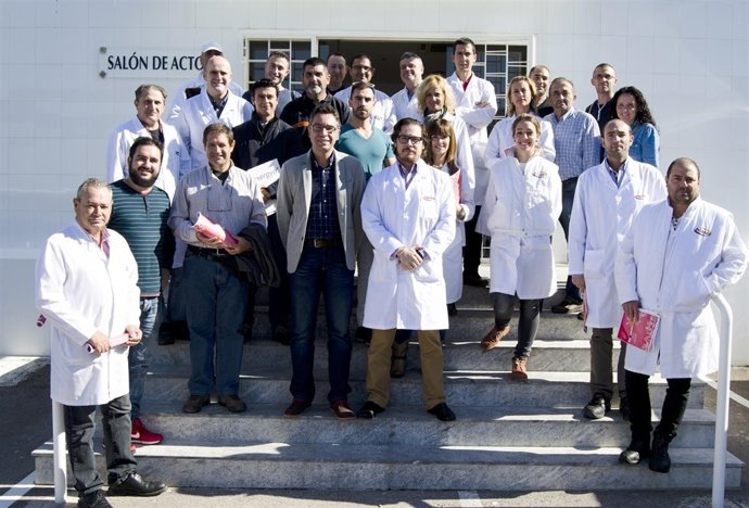  Ángel González Y Vicente Soto, En La Clausura Del Programa Formativo