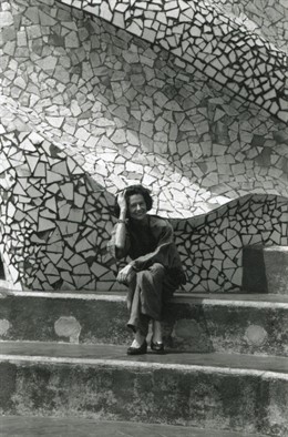 Brigitte Baer en La Pedrera