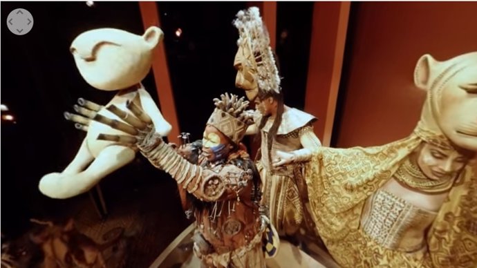 Musical el rey león broadway en 360 grados