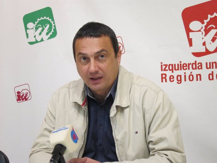 El responsable de Economía de IU-Verdes, José Antonio Pujante