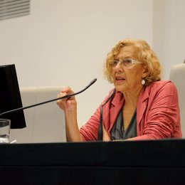 Manuela Carmena en pleno