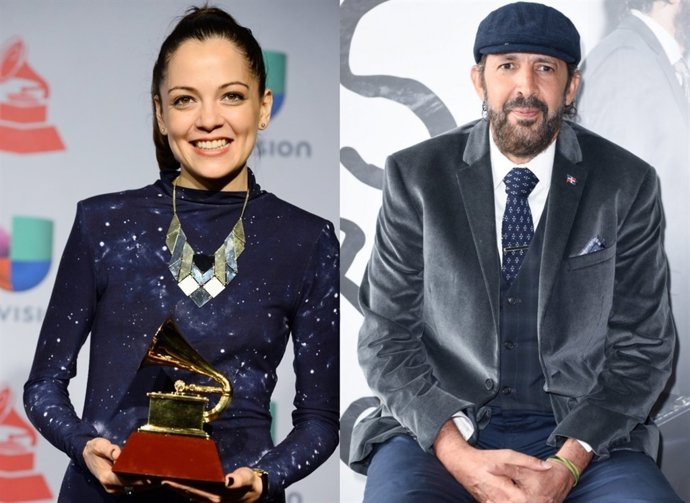 Natalia Lafourcade y Juan Luis Guerra
