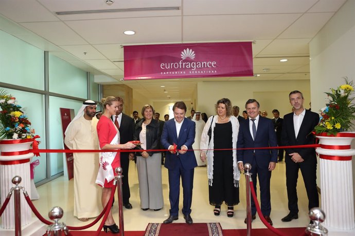 Inauguración del centro creativo de Eurofragance en Dubai