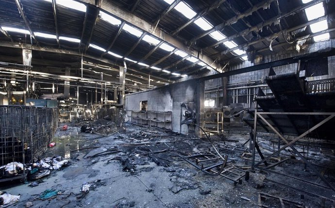 Vista del interior de la nave principal.