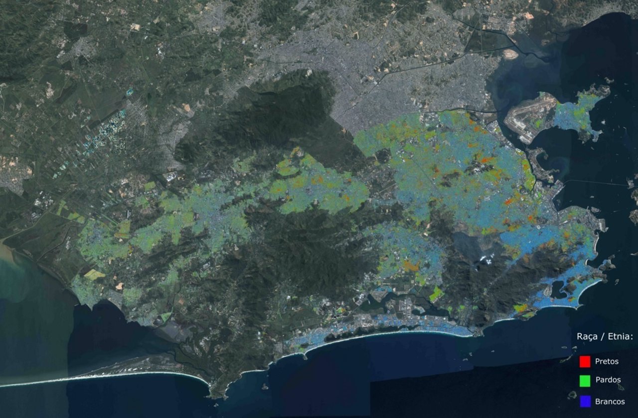 Mapa racial de Río de Janeiro