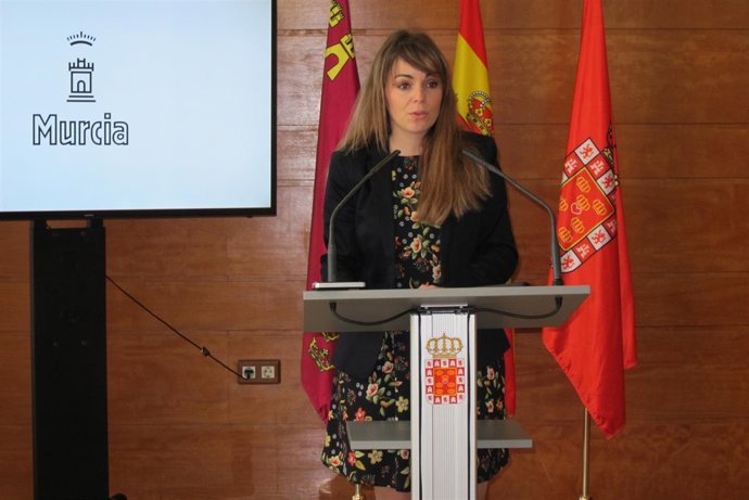 Rebeca Pérez en rueda de prensa