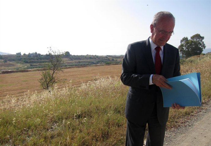 Francisco de la Torre en la zona franca de Campanillas.
