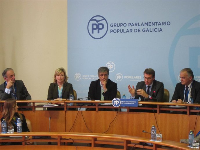 Reunión con eurodiputados del PP
