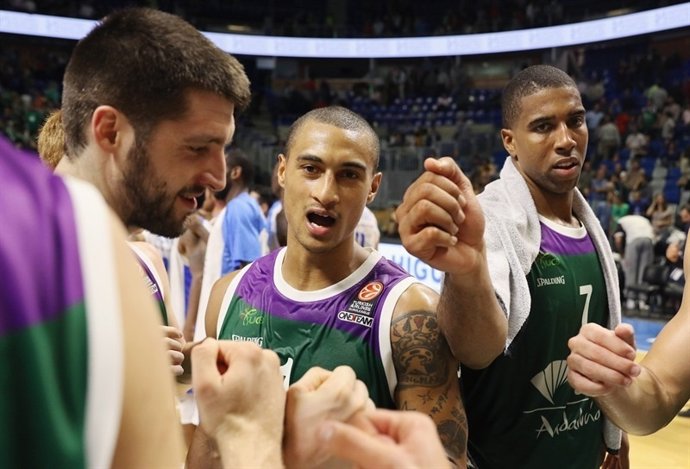 Unicaja Malaga vs Dinamo di Sardegna Sassari, Edwin Jackson. 