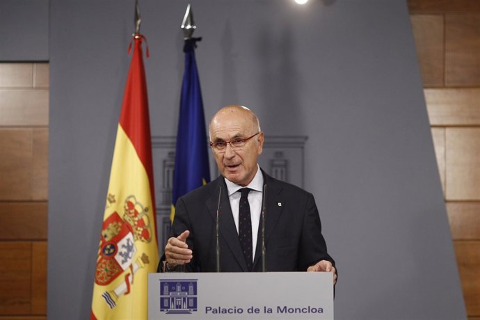 Durán i Lleida en Moncloa tras reunirse con Rajoy