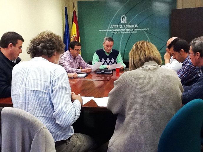 Reunión sobre avispilla Junta y organizaciones agrarias