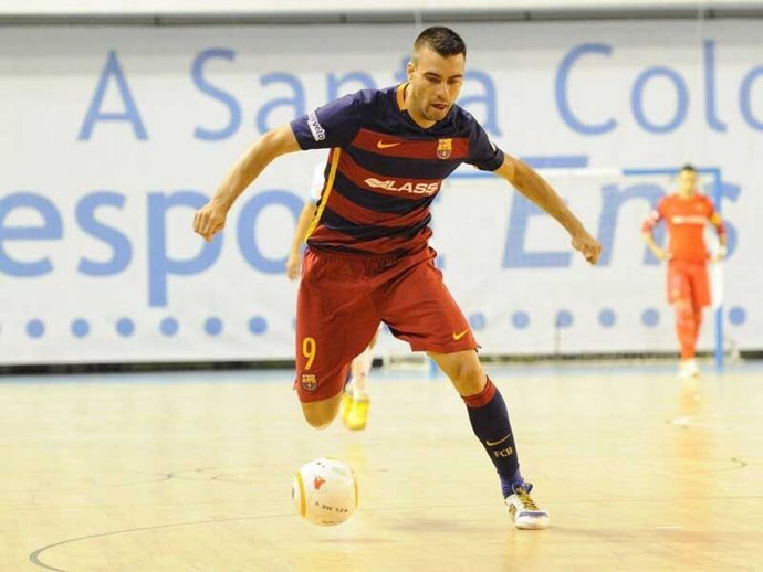 Sergio Lozano, jugador del FC Barcelona de fútbol sala