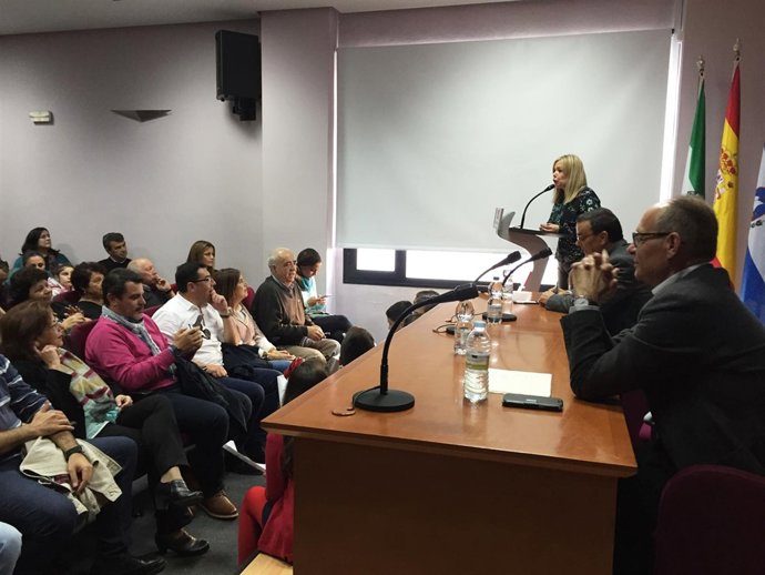 Acto del PSOE de Huelva contra la violencia de género. 