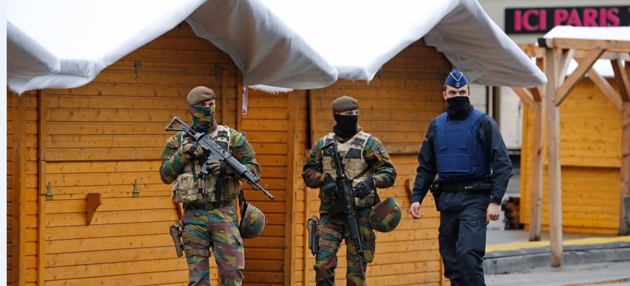 Bélgica, aviso terrorista en Bruselas, atentado, policías, ejército